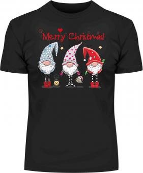 Weihnachts-Wichtel-T-Shirt mit Druck Größe Wählen: