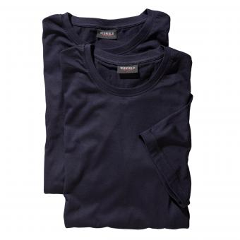 Doppelpack Basic T-Shirt kurzarm in Übergröße 